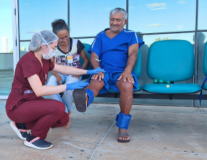 Atividades ao ar livre proporcionam diversos benefícios aos pacientes internados